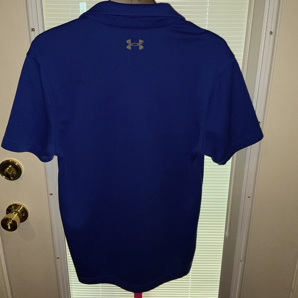 Under Armour Men’s Polo Shirt Cobalt Blue Size S - Picture 2 of 11
